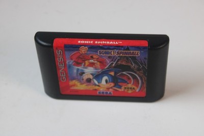 Sonic The Hedgehog Spinball / Pinball (SEGA Genesis) game only, tested