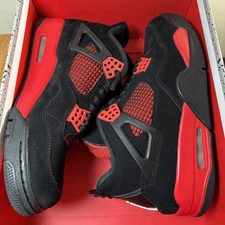 Size 9 - Jordan 4 Retro Mid Red Thunder (EXCELLENT COND) [OG ALL]