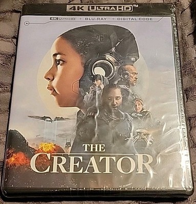 NEW The Creator (4K Ultra HD, Blu-ray, 2023) John David Washington SEALED