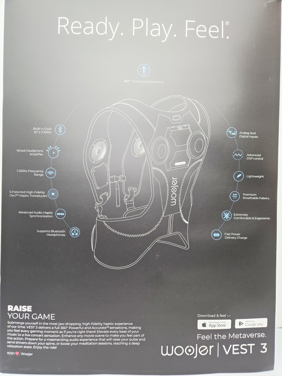 bHaptics TactSuit X40 - Gilet Haptique en Réalité Virtuelle