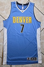 Adidas 2015 Denver Nuggets J.J Hickson #7 Game Issued Worn NBA Jersey Size 2XL+2