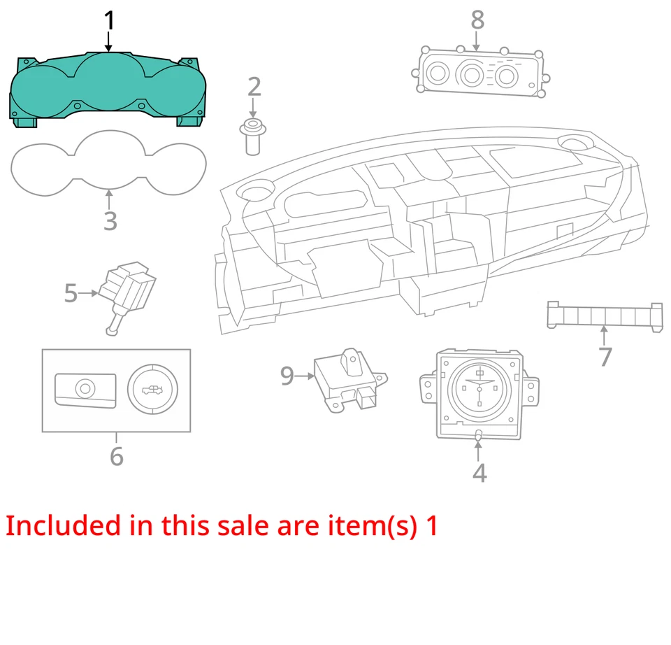 Cuadro de instrumentos velocímetro Dodge Avenger 2011-2014 medidores UQYRB Foto 3 de 4