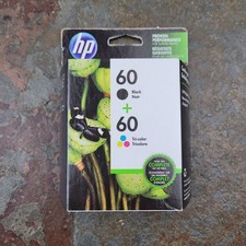 HP 60 Original Ink Cartridge - Black and Tri-Color Brand New Exp 2022