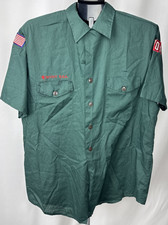 Boy Scouts of America Short Sleeve Uniform Shirt Size 12 Green 12
