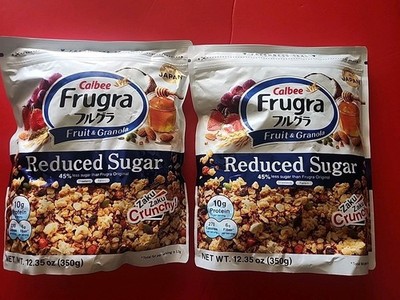 2 PACK JAPANESE  CALBEE FRUIT & GRANOLA REDUCED SUGAR 