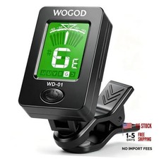 Guitar Tuner Clip on Ukulele Violin Tuner - Chromatic Tuner for Bass WD-01