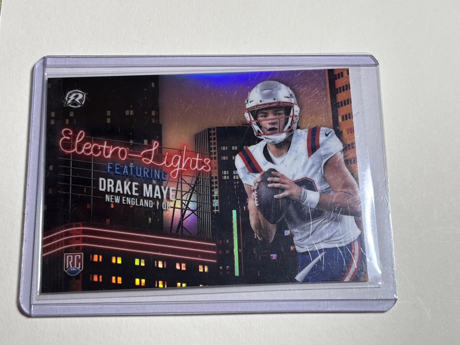 2024 Topps Resurgence - Drake Maye Electro-Lights Rookie #EL-7 NE-Patriots SSP