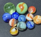 (x12) Vintage Premium Swirl Marbles Lot Akro? Peltier? Alley? — photo 4