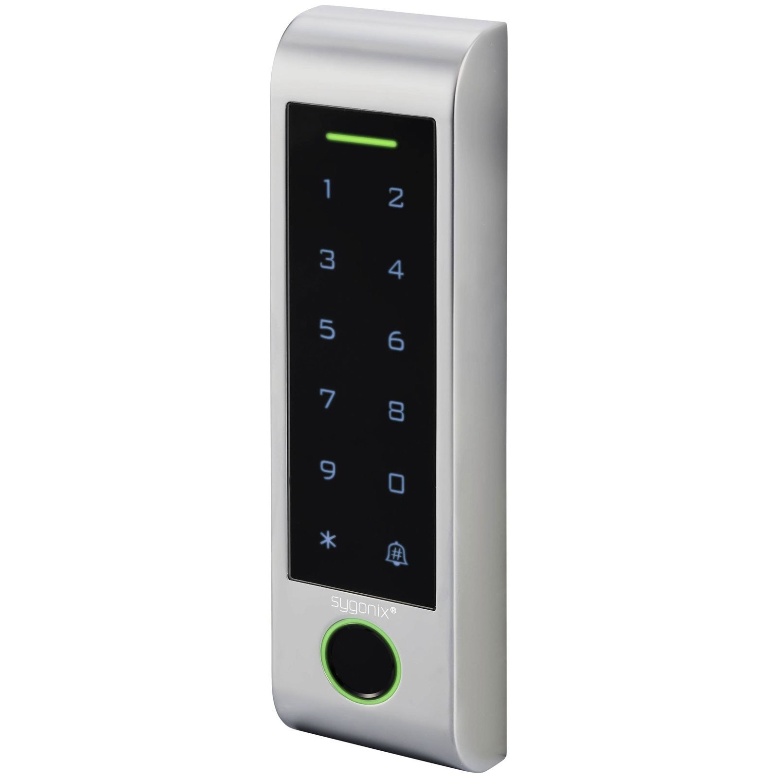 Sygonix Fingerprint/RFID system IP66 keypad touchscreen