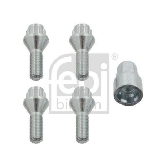 4X Radschraube FüR Renault Sandero-Stepway BS 1.4 1.6 09 Bis 26 Febi N52B25A Neu-image