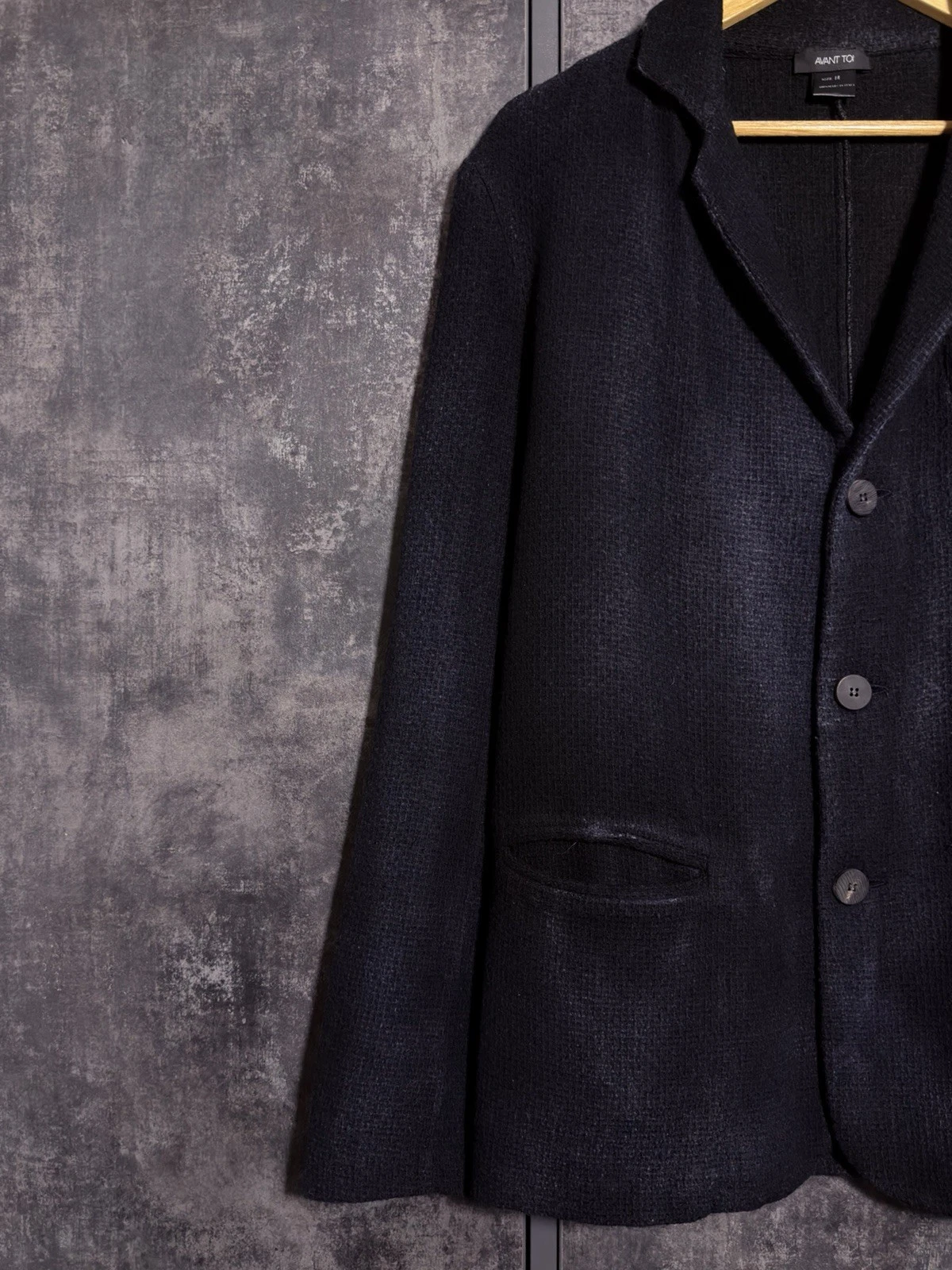 Sick Avant Toi Shaded Wool Blend Blazer Jacket Luxury Avant Garde CCP Rick Raf - product detail image 4