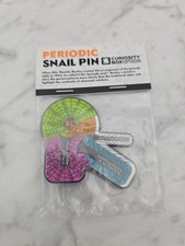 Enamel Period Elements Table Snail Pin Magnetic Science Thinker