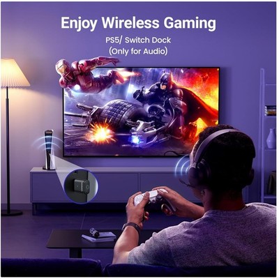 Bluetooth 5.3 Transmitter for Wireless Headphones