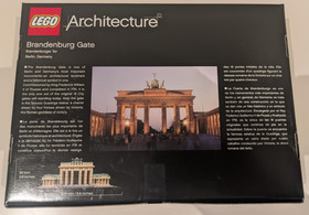 LEGO ARCHITECTURE: Brandenburg Gate (21011) FACTORY SEALED