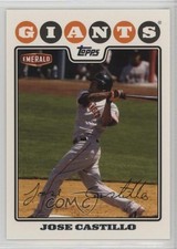 2008 Topps Emerald Nuts San Francisco Giants Jose Castillo #SFG4 0b0