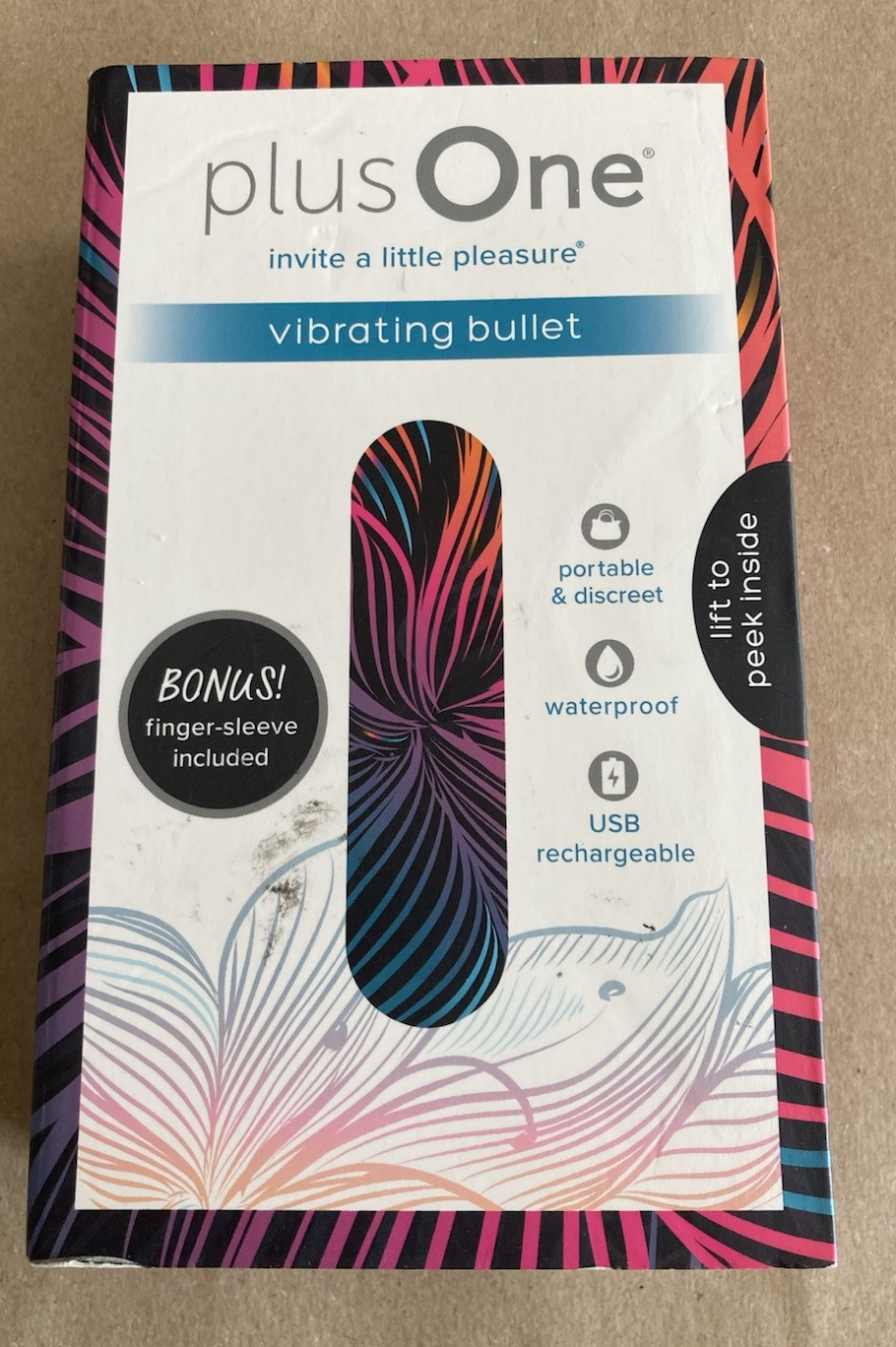 plusOne Vibrating Bullet Soft Touch Massager, 6Vibration Settings,  Waterproof | eBay