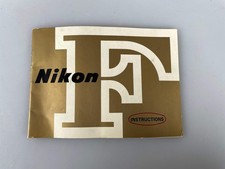 Nikon F Camera Instruction Manual