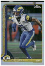 2025 Topps Chrome Football Refractor Tutu Atwell #167 Rams