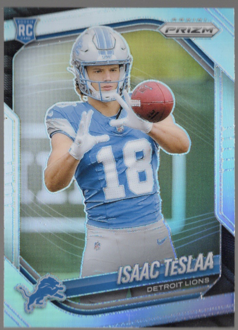 2025 Panini Prizm Isaac Teslaa Tesla #316 Rookie Silver Prizm Lions RC