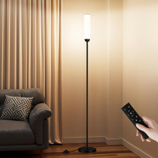 LED Floor Lamp with Remote Control, 65" Standing Lamp with Stepless Adjustable 3