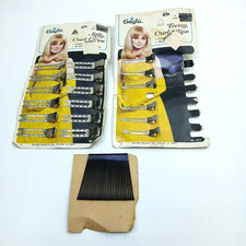 GAYLA Jiffy Curl Teeny Curl Clips LADY MERVIN on cards MADE IN USA CHICAGO IL
