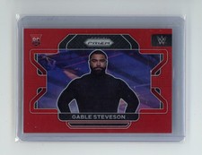 2022 Prizm WWE #23 GABLE STEVESON Red Prizm  /299 RC Olympic Gold Medalist