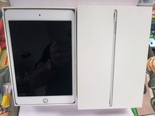 APPLE IPAD MINI 4 16GB WHITE SILVER IN PERFECT WORKING ORDER BOXED
