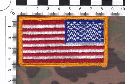 Full Color U.S. Flag Patch - Reverse Sew-on Shoulder Patch