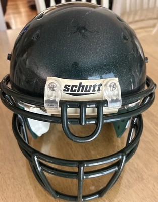 Schutt Air Football Helmet / Size Medium / High School- Green - Made USA