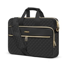 Laptop Bag Messenger Briefcase Black Polyester 15-16 Inch Shoulder Bag