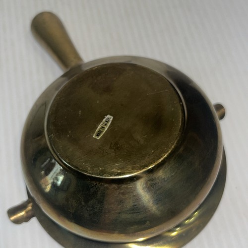Vtg Brass Spittoon Ashtray Handle Made In Taiwan See Pics/241g - Picture 3 of 7