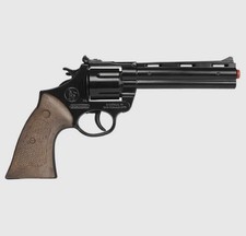 Metal Toy Cap Gun. Gonher Python Style Dirty Harry Zombie Killer. 12 Shot. New 