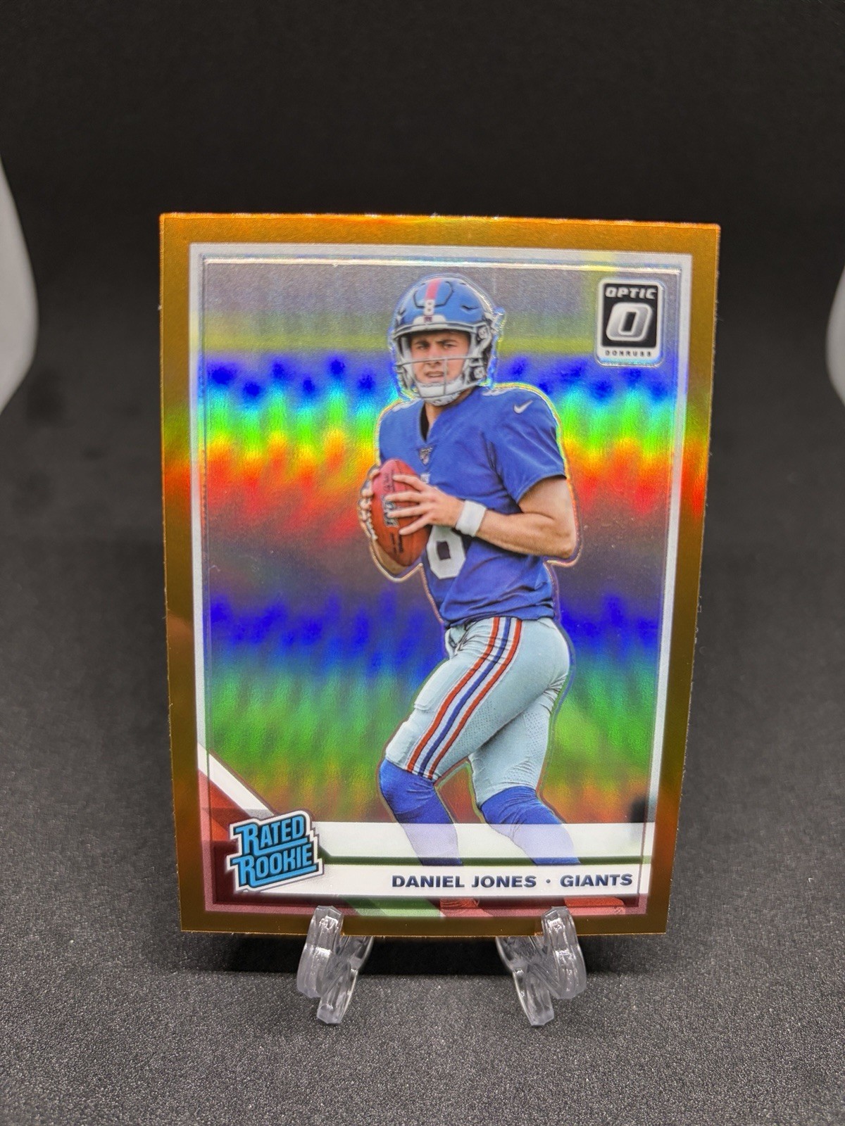 Daniel Jones 2019 Optic Rated Rookie Bronze Prizm RC #154