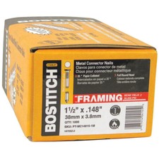 Bostitch 1,000-Qty 1-1/2 In. X .148 35 Paper Collated Metal Connector Nails