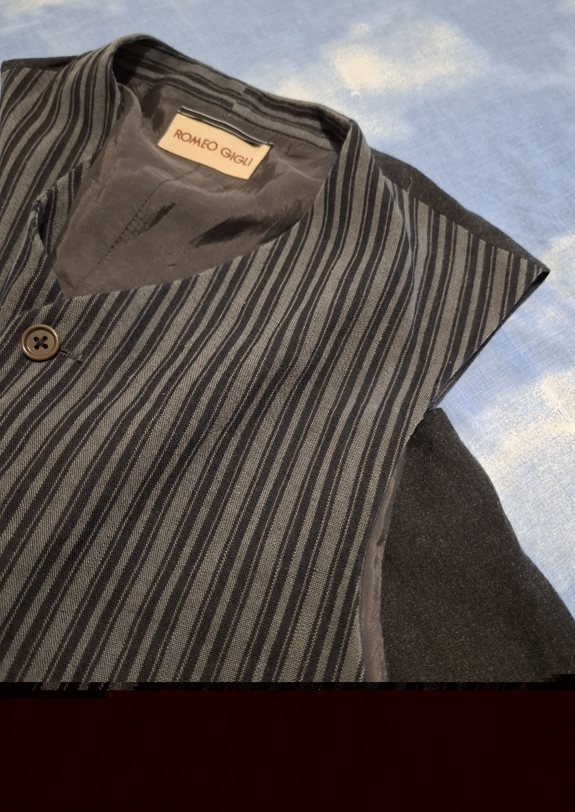 Vintage 80s ROMEO GIGLI VEST man made in Italy size M approx Rare image 5