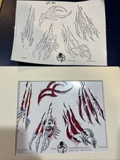 Gentleman Jim Skaja 2001 Tattoo Flash  Line Art: Skin  Muscle Rips - Blades