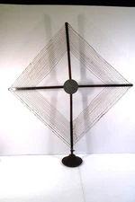 VINTAGE MARCONI ERA OLD " SELECTO " ANTIQUE VERY NICE FOLDING RADIO LOOP ANTENNA