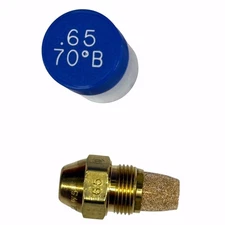 DELAVAN 0.65 GPH 70° B SOLID CONE NOZZLE W/ SINTERED FILTER