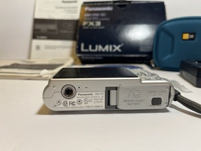 Panasonic LUMIX DMC-FX3 6.0MP Digital Camera - Silver for sale