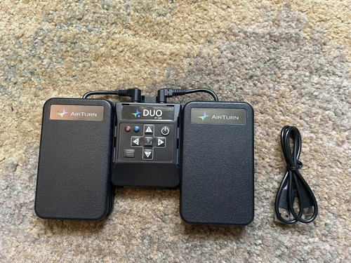 AirTurn DUO 500 / Bluetooth Page Turner Pedal / Silent Footswitch / BT-500 MIDI