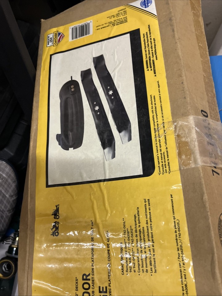 2 Gator Mulcher 3-in-1 Blades Compatible With 742-0616, 942-0616 Blade On 42" Decks, MTD, Cub - Foto 2