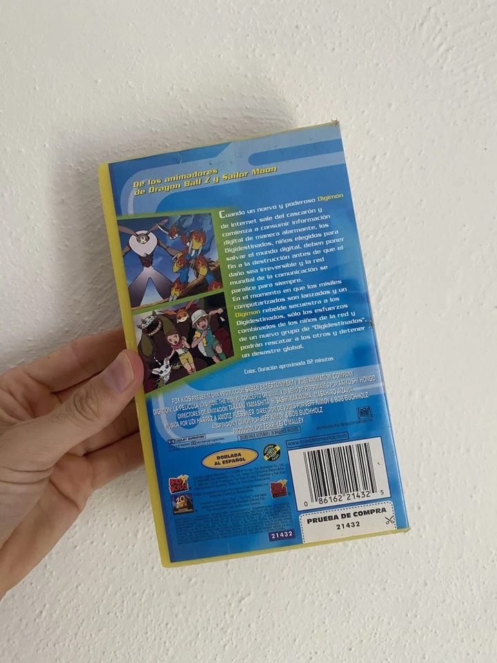 Digimon: The Movie (2000 - VHS Movie Tape) (Spanish) Latin Version - RARE - Image 2 of 4