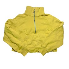 Lululemon Scuba Oversized Funnel Neck Half Zip Soleil Size XS/S