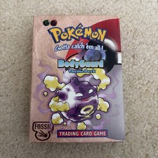 Mazzo Pokemon vintage a tema guardia del corpo fossile solo scatola. Include 2 libretti
