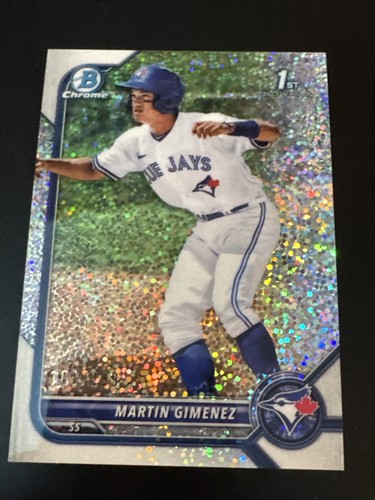 Martin Gimenez 2022 1st Bowman Chrome Sparkle Speckle Refractor /299