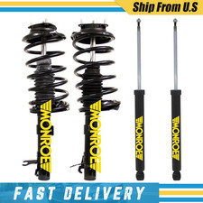 Monroe Front Strut Coil Springs & Rear Shock Absorbers Kit For Ford Focus 00-05
