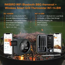 WLAN Bluetooth Grilltemperaturregler ISC-028B...