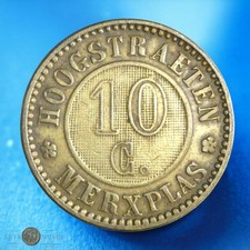 BELGIQUE - Jeton - Token - 10 Centimes "Hoogstraten Merxplas, colonies agricoles