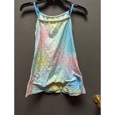 Sunshine Swing size 6 Girls Mermaid Tail scale ombre dress sleeveless summer new