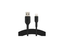 BELKIN CAA002BT1MBK Black Braided Lightning to USB Cable, MFi-Certified iPhone C
